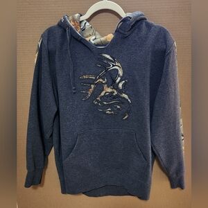 Legendary Whitetails Blue and Green Hoodie Sweatshirt